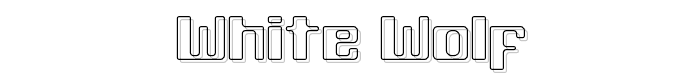 White Wolf font
